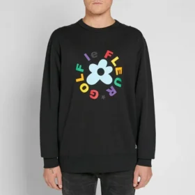 Converse x Golf Le Fleur Crew Sweatshirt Aziatische maten “Black” Converse x Golf Le Fleur Crew Sweatshirt Aziatische maten “Black”