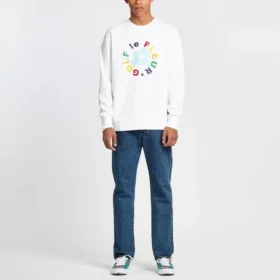 Converse x Golf Le Fleur Crew Sweatshirt Aziatische maten “Wit” Converse x Golf Le Fleur Crew Sweatshirt Aziatische maten “Wit”