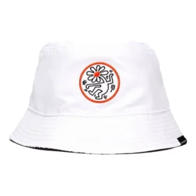 Converse x Keith Haring omkeerbare buckethoed “Wit”