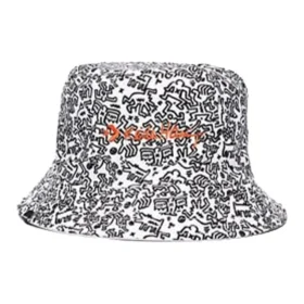 Converse x Keith Haring omkeerbare buckethoed “Wit”