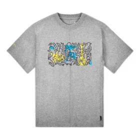 Converse x Keith Haring Shapes T-shirt Aziatische maten “Grijs”