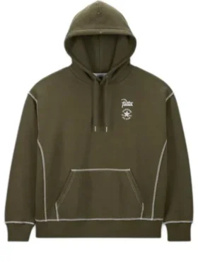Converse x Patta Gold Standard Hoodie Aziatische maten “Utility Green Heather” Converse x Patta Gold Standard Hoodie Aziatische maten “Utility Green Heather”