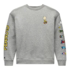 Converse x Peanuts Fleece Crew Aziatische maten “Vintage Grey Heather” Converse x Peanuts Fleece Crew Aziatische maten “Vintage Grey Heather”