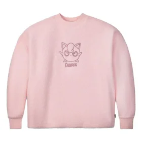 Converse x Pokemon Jigglypuff Sherpa Sweatshirt met ronde hals Aziatische maten “Roze” Converse x Pokemon Jigglypuff Sherpa Sweatshirt met ronde hals Aziatische maten “Roze”