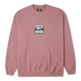 Counter Climate Graphic Crew Sweatshirt Aziatische maten “Pink Mauve” Counter Climate Graphic Crew Sweatshirt Aziatische maten “Pink Mauve”