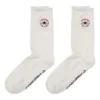 Geborduurde Logo Crew Sokken Twee Paar “White”
