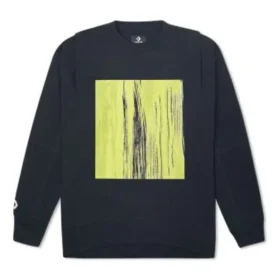 Genderneutraal Converse Shapes Bubble Sweatshirt met ronde hals Aziatische maten “Zwart”