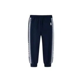Geweven broek Aziatische maten “Navy White”