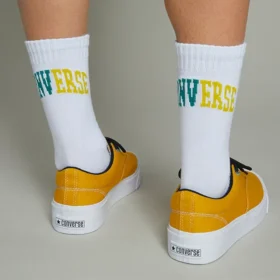 Korte sokken met woordmerk “White” Korte sokken met woordmerk “White”