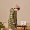 Lange jassen Aziatische maten “Olive Green”