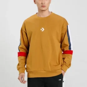 LW Contrast Panel Sweatshirt Aziatische maten “Bruin”
