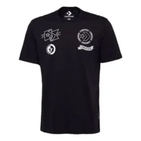 Multi Logo T-shirt Aziatische maten “Zwart”