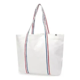 Premium canvas draagtas “White”