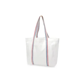 Premium canvas draagtas “White”