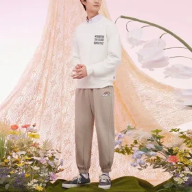 Rainbow Logo Sweatpants Aziatische maten “Tan”