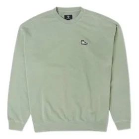 Sneakers Patch Loose Fit Sweatshirt Aziatische maten “Summit Sage”