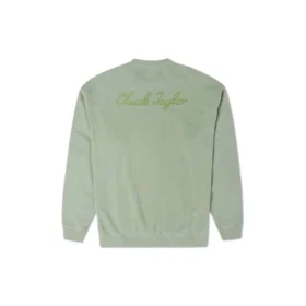 Sneakers Patch Loose Fit Sweatshirt Aziatische maten “Summit Sage”