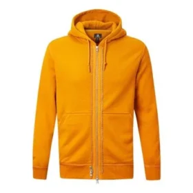 Sportief casual hoodie met rits Unisex Oranje