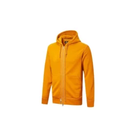 Sportief casual hoodie met rits Unisex Oranje