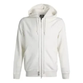 Sportieve casual hoodies met rits Unisex Wit