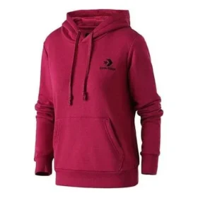 Star Chevron geborduurde pullover hoodie Aziatische maten “Dark Red”