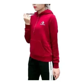 Star Chevron geborduurde pullover hoodie Aziatische maten “Rood”