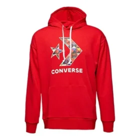 Star Chevron-hoodie Aziatische maten “Rood”