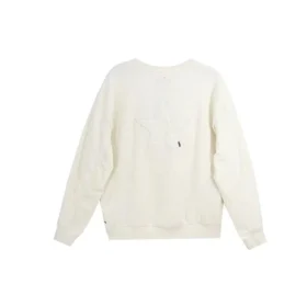Star Sweatshirt met ronde hals Aziatische maten “Beige”