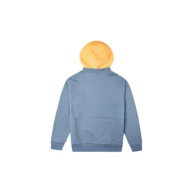 Sweatshirt met afneembare capuchon Aziatische maten “Lakeside Blue”
