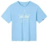T-shirt met logo “Blue White”
