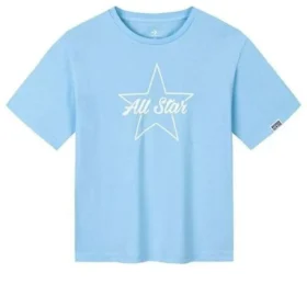T-shirt met logo “Blue White”