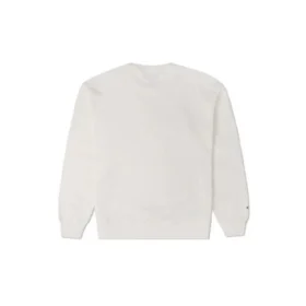 T-shirt met logo en ronde hals Aziatische maten “Wit”