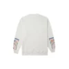 Tapesty Sweatshirt met ronde hals Aziatische maten “White”