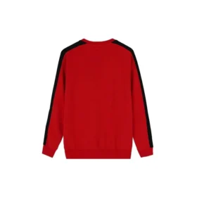 Track Taping Sweatshirt met ronde hals Aziatische maten “Red”