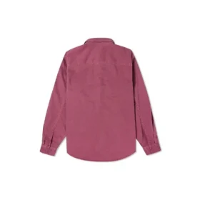 Twill overhemd met lange mouwen en knopen Aziatische maten “Berry”