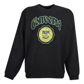 University Crew Sweatshirt Aziatische maten “Zwart”