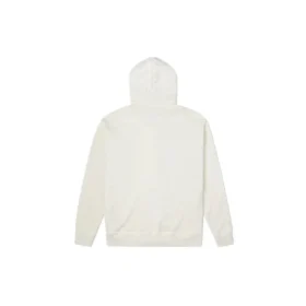 Utility fleece French Terry hoodie met volledige rits Aziatische maten “White”
