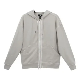 Utility Fleece Hoodie met volledige rits Aziatische maten “Desert Sand”