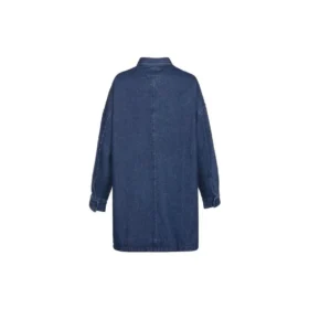 Utility geweven shirt Aziatische maten “Blauw”