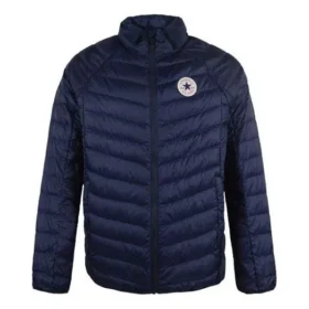 Winddichte, warme donsjas Aziatische maten “Navy”