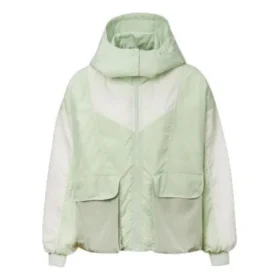 Winterjas met capuchon, winddicht en geïsoleerd, Aziatische maten “Teal”