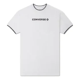Wordmark T-shirtjurk “White”