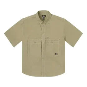 Wordmark Utility Shirt Aziatische maten “Mossy Sloth”