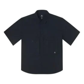 Wordmark Utility Shirt Aziatische maten “Zwart”