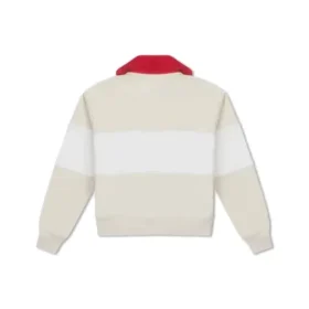 YOTD Half-Zip Crew Sweater Aziatische maten “Beige”