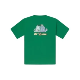 Zomer Outdoor T-shirt met print Aziatische maten “Groen”